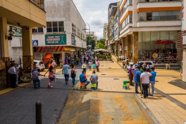 Önemli ticari sokak bir şehir yerlerinden Centro Comercial de Cielos Abiertos Ermenistan, Kolombiya