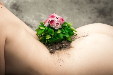 çıplaklık ve bitkiler