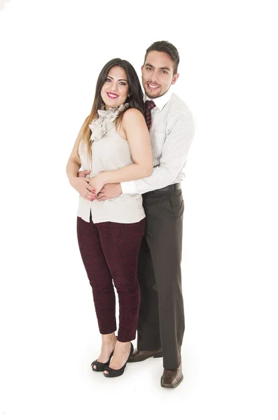 Pareja feliz posando — Foto de Stock