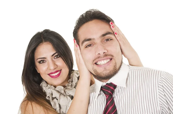 Hermosa pareja orejeras — Foto de Stock