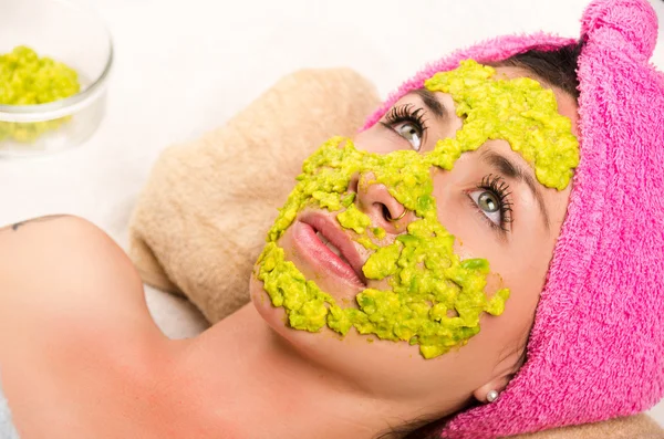 Woman facial treatment spa — Stock Photo, Image