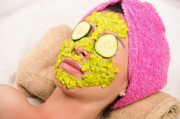 Mulher tratamento facial spa — Fotografia de Stock