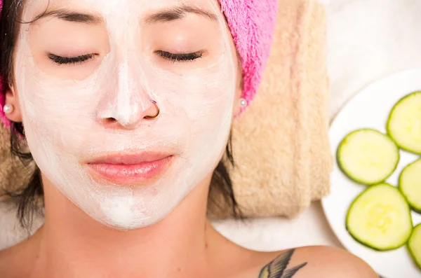 Woman facial treatment — Stock Photo, Image