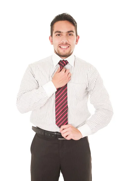 Pohledný mladý muž v formální oblečení — Stock fotografie