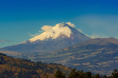 Cotopaxi volkan Ekvador, Güney Amerika