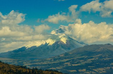 Cotopaxi volkan Ekvador, Güney Amerika