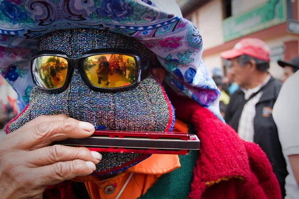 Inti Raymi solstånd firande i Cayambe, Ecuador — Stockfoto