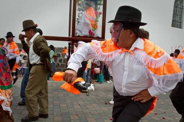 Inti Raymi celebation in Alangasi, Ecuador — Stockfoto