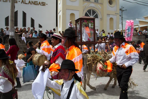 Inti Raymi celebation i Alangasi, Ecuador — Stockfoto