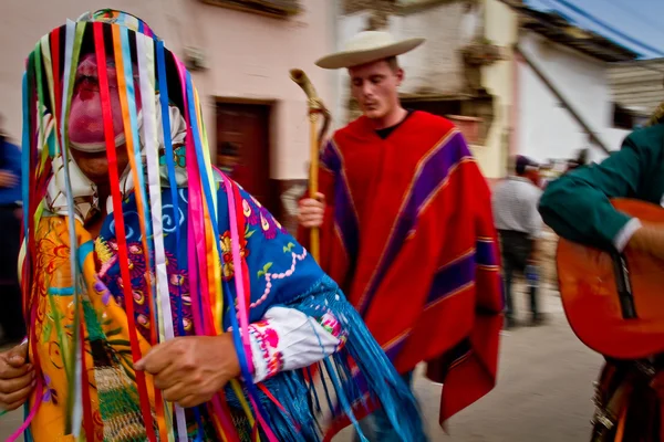 风景如画，厄瓜多尔 inti Raymi 庆祝 — 图库照片