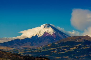 Cotopaxi volkan Erüpsiyonu Ekvador, Güney Amerika