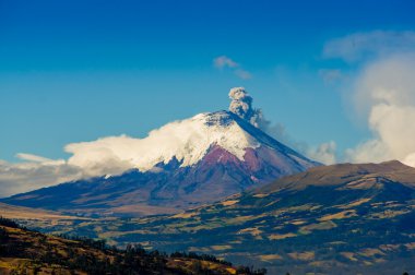 Cotopaxi volkan Erüpsiyonu Ekvador, Güney Amerika