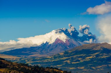 Cotopaxi volkan Erüpsiyonu Ekvador, Güney Amerika
