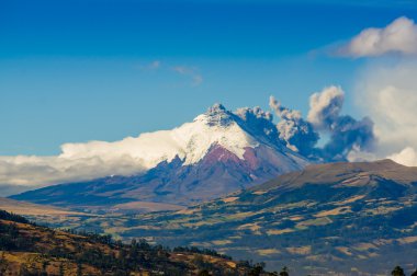 Cotopaxi volkan Erüpsiyonu Ekvador, Güney Amerika