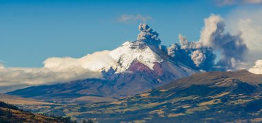 Cotopaxi volkan Erüpsiyonu Ekvador, Güney Amerika