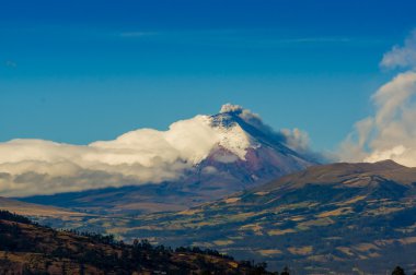 Cotopaxi volkan Erüpsiyonu Ekvador, Güney Amerika
