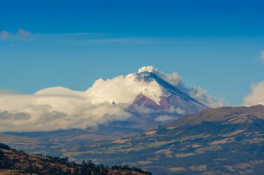 Cotopaxi volkan Erüpsiyonu Ekvador, Güney Amerika