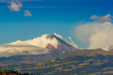 Cotopaxi volkan Erüpsiyonu Ekvador, Güney Amerika