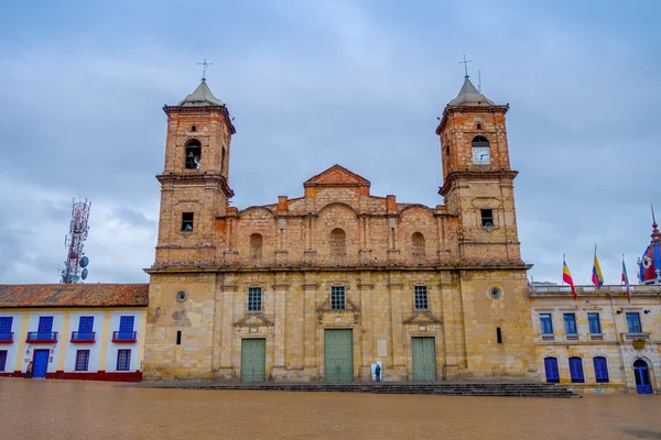 Catedral Histórica de Santisima Trinidad y San Antonio de Padua en Zipaquira, ubicada en el centro de Colombia, a 48 km de Bogotá . — Foto de Stock