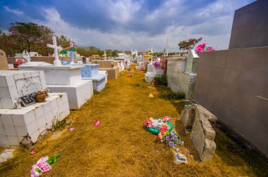 Panama Panamerikan Karayolu karayolu ile geleneksel cementery