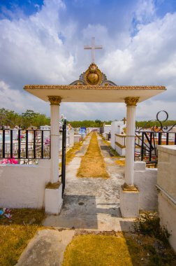 Panama Panamerikan Karayolu karayolu ile geleneksel cementery