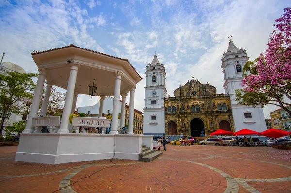 Panama Katedrali, Sal Felipe eski çeyrek, Unesco Dünya Mirası, Panama City, Panama, Orta Amerika