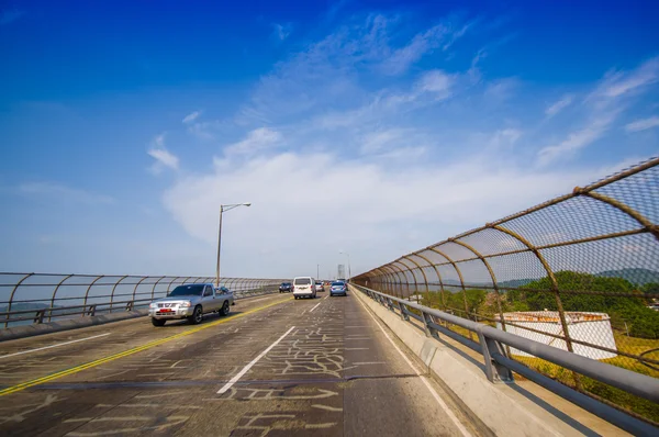 Ponte das Américas através do Canal do Panamá — Fotografia de Stock