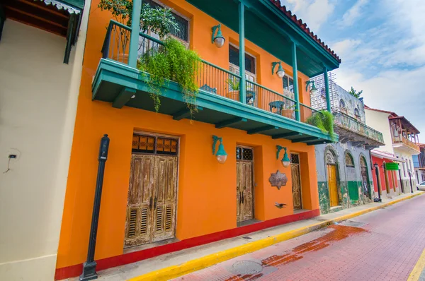 Historic old town in Panama city — Stock Photo, Image