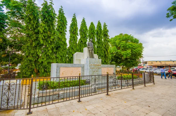 Stadtzentrum, santiago ist eine der größten städte panamas und ein wichtiger verkehrsknotenpunkt für die region. — Stockfoto