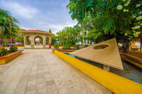 Centro de la ciudad, Santiago es una de las ciudades más grandes de Panamá y un importante centro de transporte para la región . — Foto de Stock