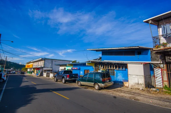 Boquete, Panama - 19 Nisan 2015: Boquete Panama yeşil dağ dağlık Caldera Nehri üzerinde küçük bir kasaba olan — Stok fotoğraf