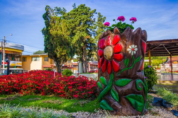 Boquete is a tourism town on the Caldera River, in the green mountain highlands of Panama — Stock Photo, Image