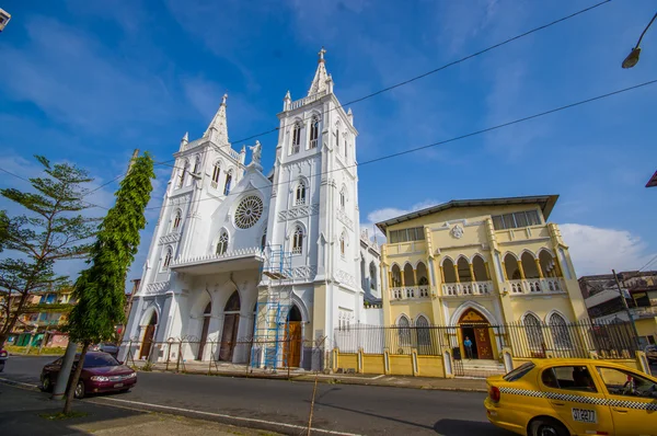 COLON, PANAMA - APRIL 14, 2015 : Colon is a sea port on the Caribbean Sea coast of Panama. The city lies near the Caribbean Sea entrance to the Panama Canal.