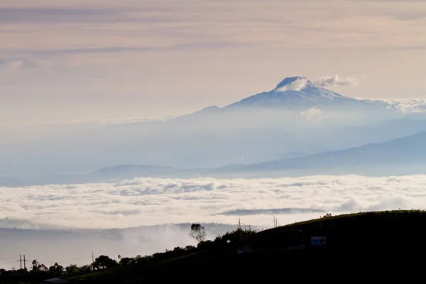 Belle vue sur les hauts plateaux de l'ecuadorian — Photo