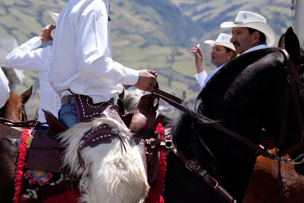 Plaatselijke gemeente festiviteiten in Pintag, Pichincha, Ecuador — Stockfoto