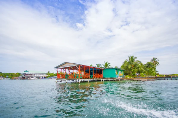 Caribische huis Water — Stockfoto