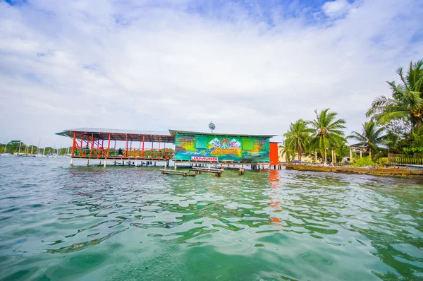 CARIBBEAN HOUSE WATER — Stock Photo, Image