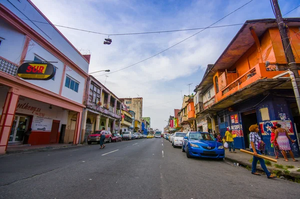 O centro de Colon tornou-se um local de crime notório, a maioria das agências governamentais emitiu avisos severos sobre viagens à cidade. — Fotografia de Stock