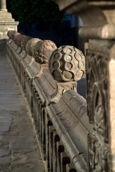 Detail of baroque architecture in Plaza Grande, Quito, Ecuador — Φωτογραφία Αρχείου