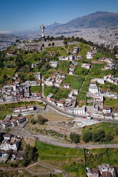 Socha Panny Quito, Ekvádor — Stock fotografie