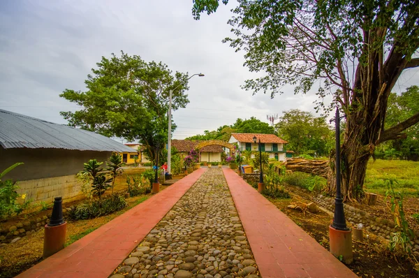 San Jose de David, a city and corregimiento located in west Panama. It is capital of the province Chiriqui. — Stok fotoğraf