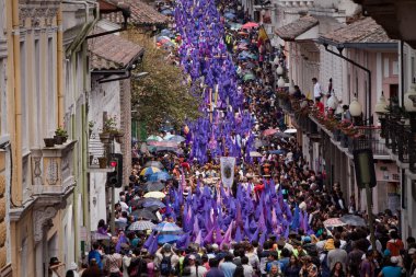 Good Friday procession in Quito, Ecuador
