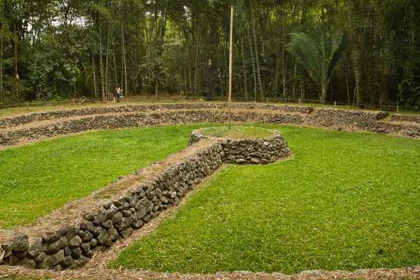 Tulipe archäologische Stätte museum, ecuador — Stockfoto