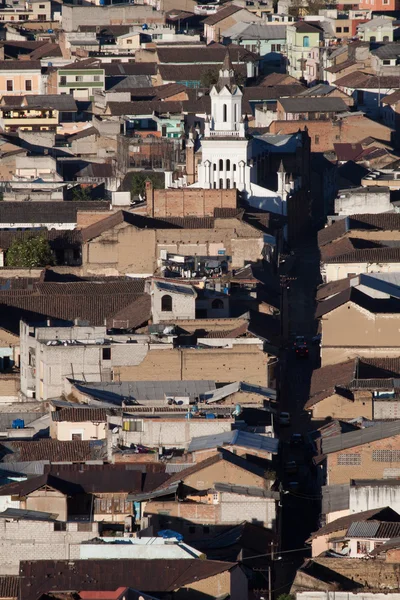 Légifotó az Quito, Ecuador — Stock Fotó