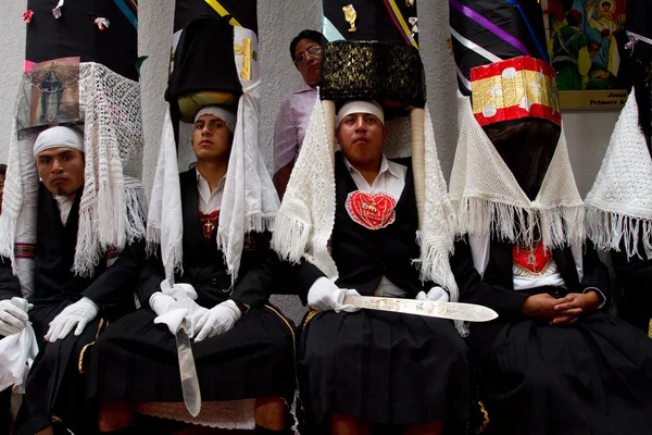 Messe de gloire de la semaine sainte à Alangasi, Équateur — Photo