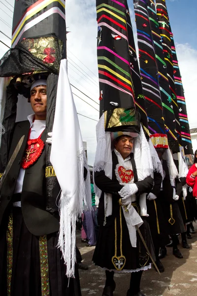 Heilige woche messe des ruhms in alangasi, ecuador — Stockfoto