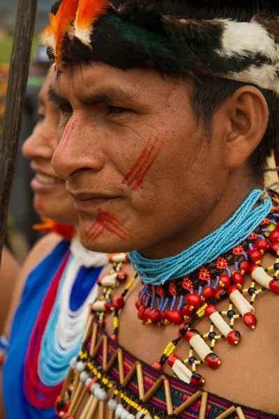 Shuar, indigenous group from Ecuador — Stock Photo, Image