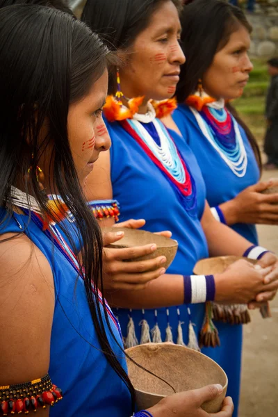 Shuaren, inhemska grupp från Ecuador — Stockfoto