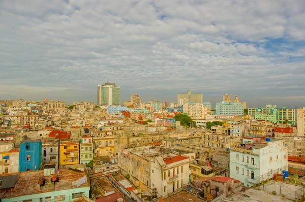 Panorama of Havana city Vedado District — Stock Photo, Image