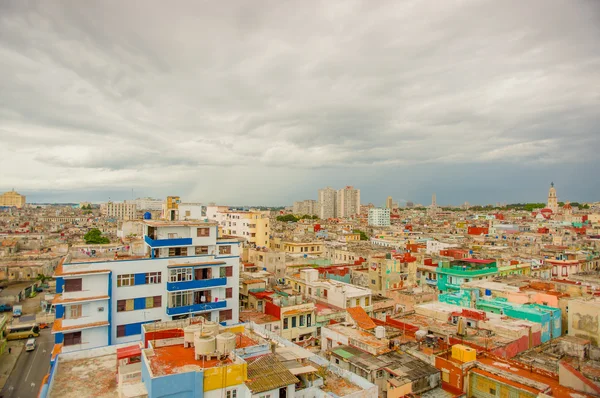 Panorama of Havana city Vedado District — Stock Photo, Image